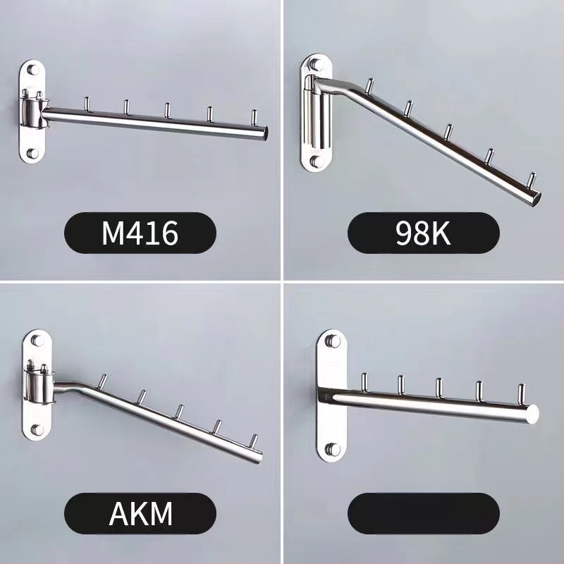 304 nerūdijančio plieno pakabinamų drabužių džiovykla, sieninis montavimas, vienpolio strypo, sulankstomas, balkono šoninis tvirtinimas