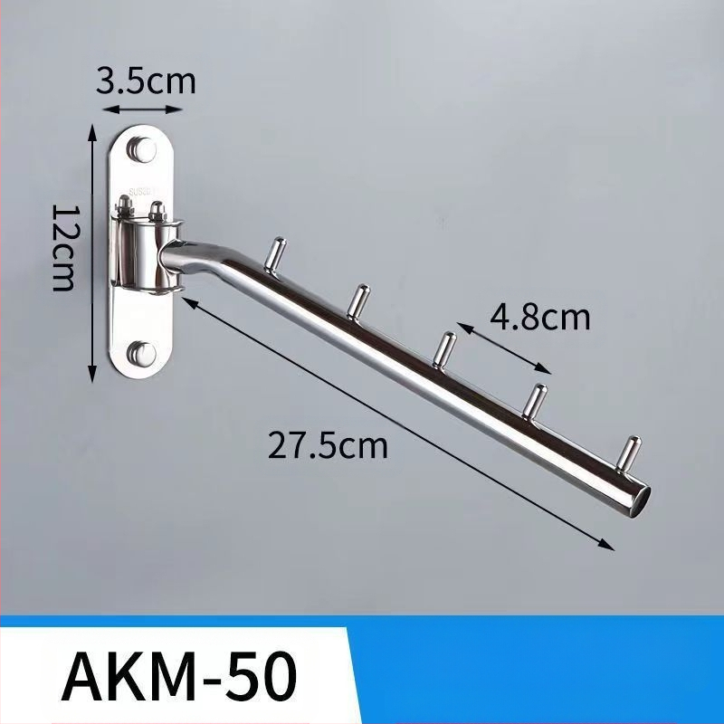 304 nerūdijančio plieno pakabinamų drabužių džiovykla, sieninis montavimas, vienpolio strypo, sulankstomas, balkono šoninis tvirtinimas