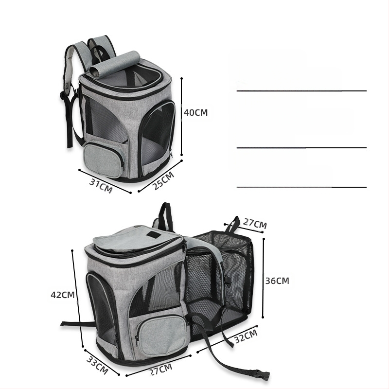 Baorui τσάντα κατοικίδιων - Μεγάλης χωρητικότητας φορητή κάψουλα διαστημικού τύπου για γάτες και σκύλους, ύφασμα Dragon Dance Cloth, απλός σχεδιασμός, μεσαία σκληρότητα