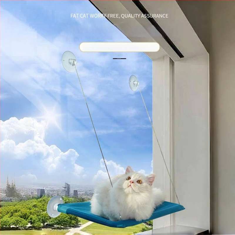 Αιωρούμενο κρεβάτι γάτας με βεντούζες για κρέμασμα (Υλικό: Πολυεστέρας + Πλαστικό; Προέλευση: Zhejiang; Μάρκα: Pocket; Κατάλληλο για: γάτες; Κατηγορία: φωλιές και κλουβιά κατοικίδιων)