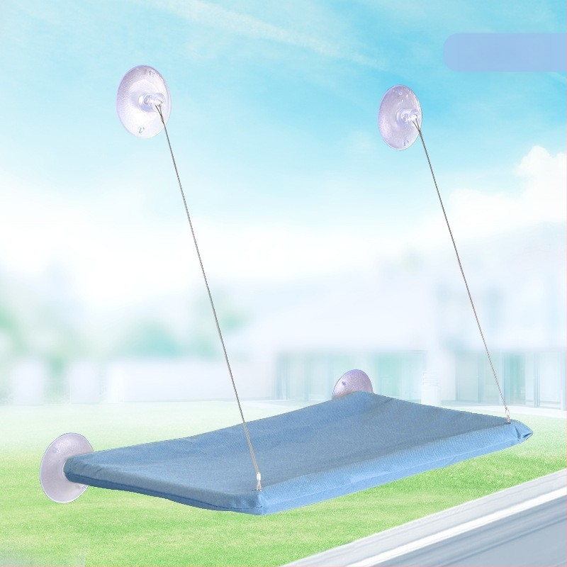 Αιωρούμενο κρεβάτι γάτας με βεντούζες για κρέμασμα (Υλικό: Πολυεστέρας + Πλαστικό; Προέλευση: Zhejiang; Μάρκα: Pocket; Κατάλληλο για: γάτες; Κατηγορία: φωλιές και κλουβιά κατοικίδιων)