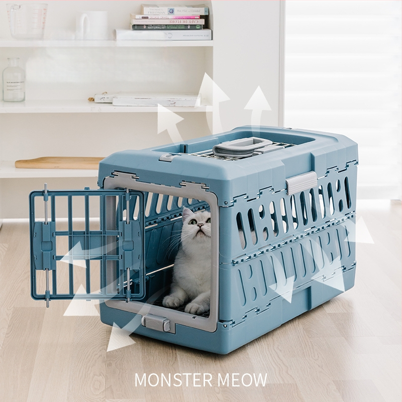 Дървен сгъваем преносник за кучета