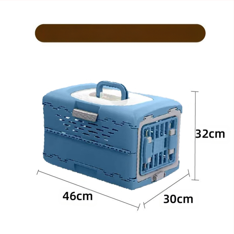 Дървен сгъваем преносник за кучета