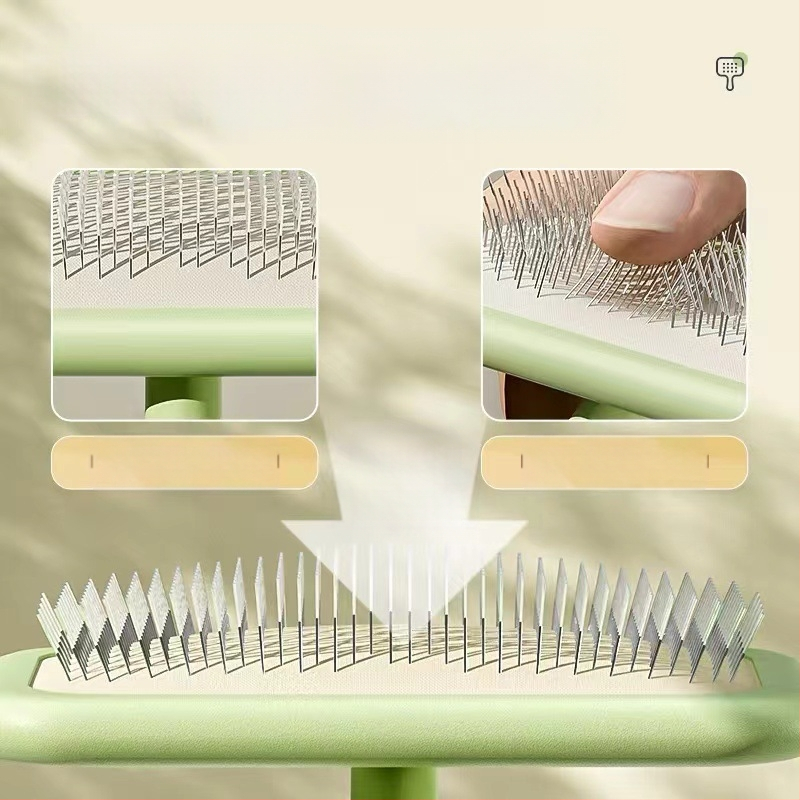 Игловиден гребен за домашни любимци - грижа за козината и разплитане, подходящ за кучета и котки (Бранд: JBN; Материал: Друг; Основна сфера: Друг)