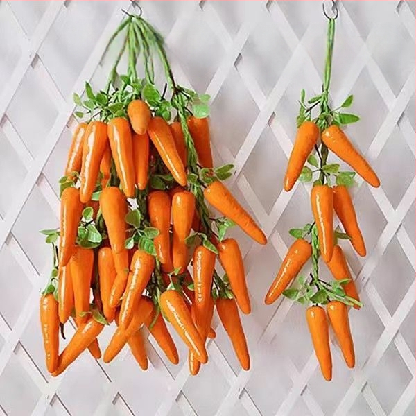 Vaisių ir daržovių vėrinė su kukurūzu, raudonąja paprika, česnaku ir dirbtiniais žemės riešutais – Kinų stiliaus dekoratyvinis aksesuaras namams ir restoranams (dovana bendraklasiams; Kalėdos; naujakuriams)