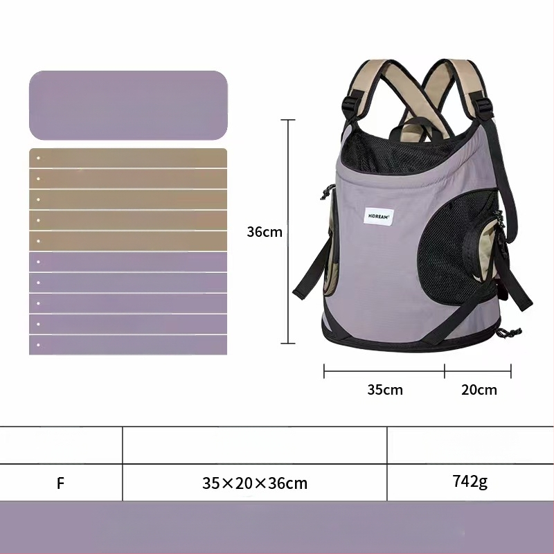 Krūtinės nosioklis naminiams gyvūnėliams | Kvėpuojantis nailonas vežimėlis šunims ir katėms iki 6 kg