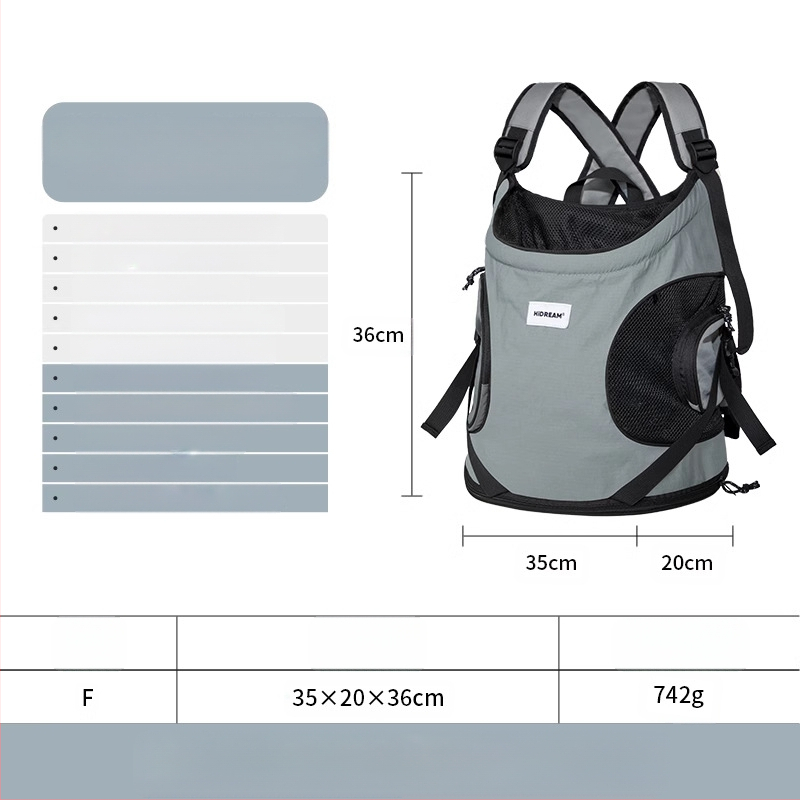 Krūtinės nosioklis naminiams gyvūnėliams | Kvėpuojantis nailonas vežimėlis šunims ir katėms iki 6 kg