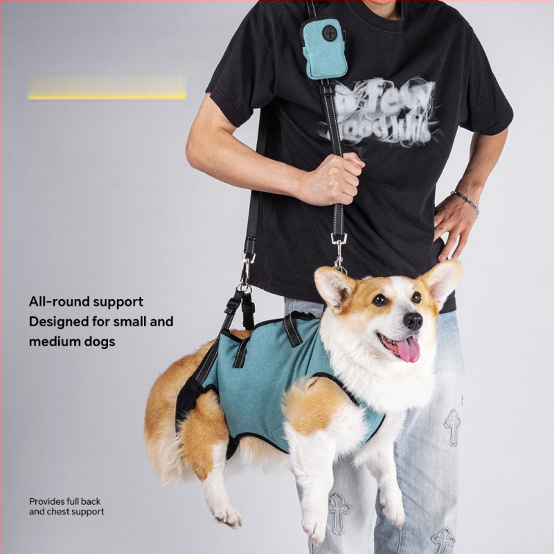 Нагръдник за кучета - гръдно-гръбен модел, регулируем, полиестер