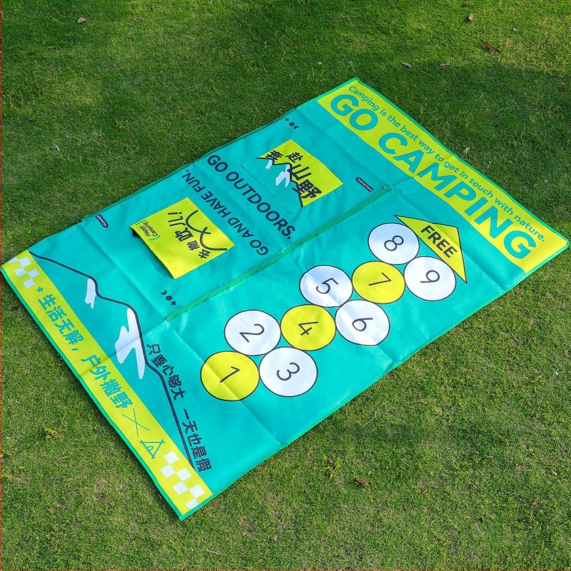 Āra divfunkcionāla piknika sega ar mugursomu, mitrumizturīga un smiltsizturīga, rāvējslēdzējs (Oxford audums 600D, 650 g, 2–4 personām)