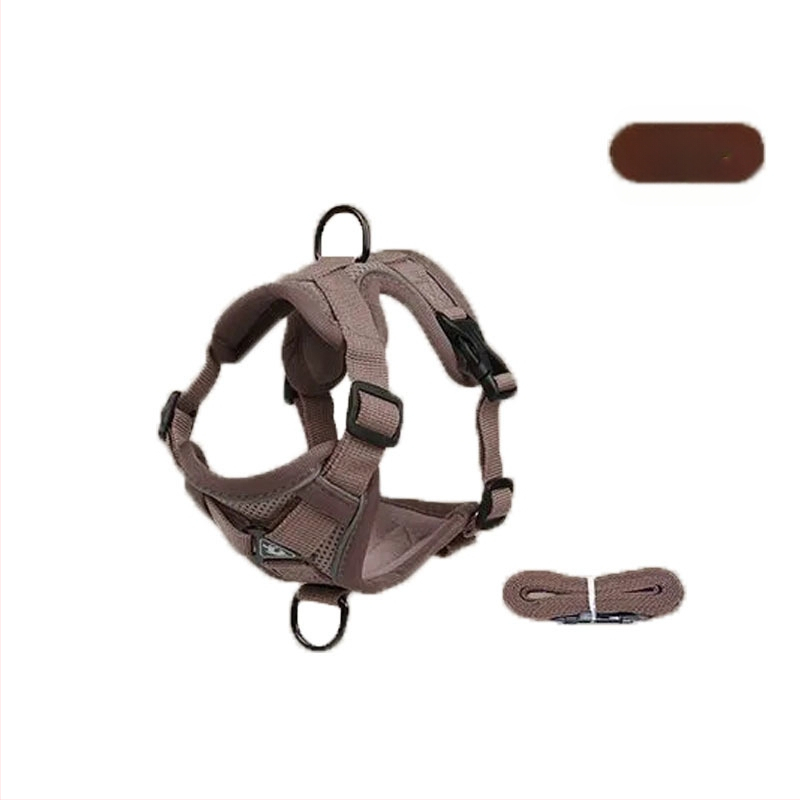 Katės krūtinės diržas – liemenės stiliaus dizainas, pasivaikščiojimams