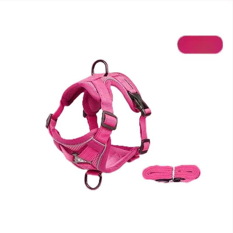 Katės krūtinės diržas – liemenės stiliaus dizainas, pasivaikščiojimams