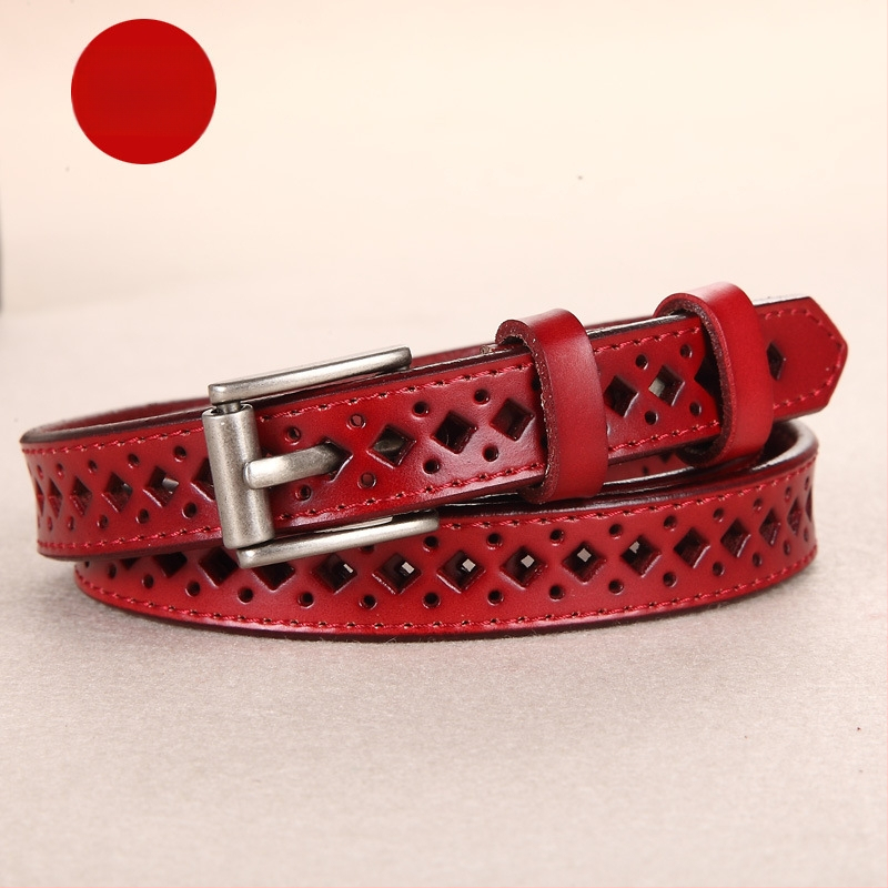 Unisex odinis diržas iš natūralios odos, dviejų sluoksnių karvių odos, kvadratinė sagtis iš lydinio, užsegimas smeigtuku, tuščiaviduris dizainas