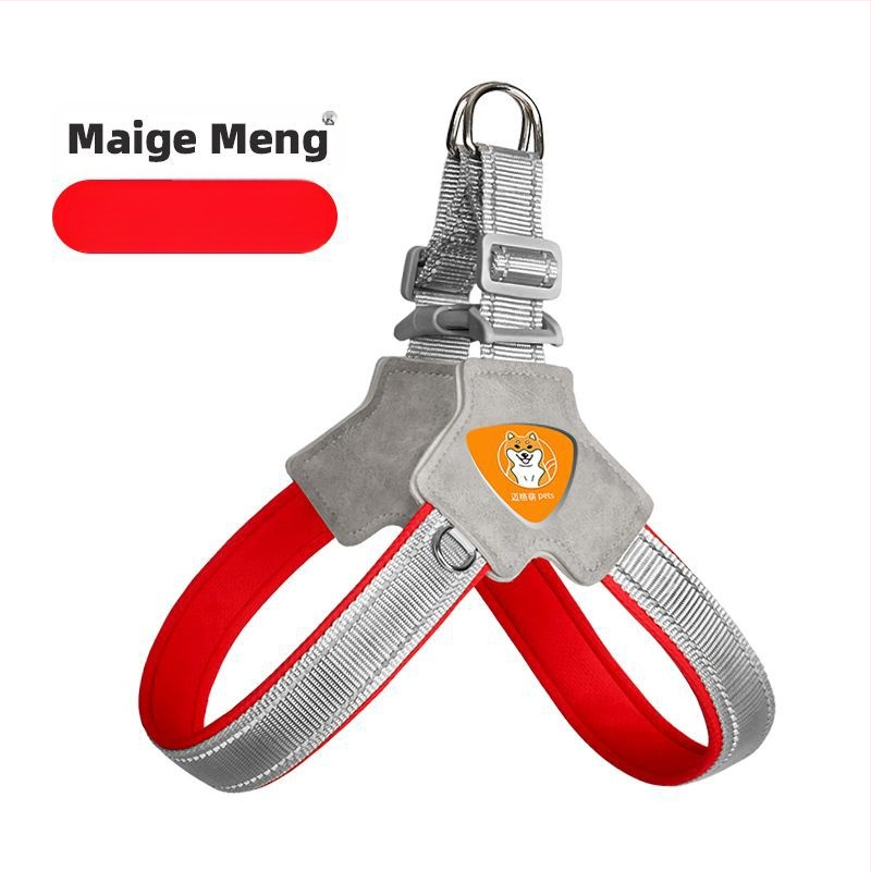 Šuns liemenė su krūtine diržu – ėjimui su pavadėliu