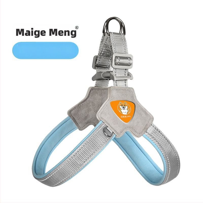 Šuns liemenė su krūtine diržu – ėjimui su pavadėliu