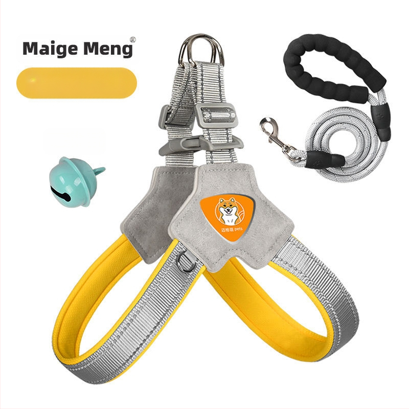 Šuns liemenė su krūtine diržu – ėjimui su pavadėliu