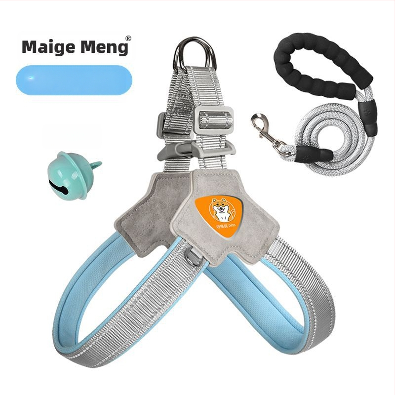 Šuns liemenė su krūtine diržu – ėjimui su pavadėliu