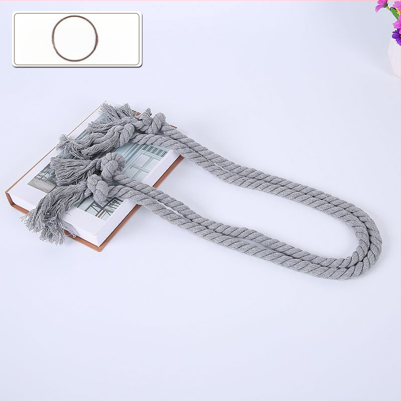 Függönykötél – kézzel készített pár, vastag pamut fonalból, otthoni textil kiegészítő Maggie Textiles