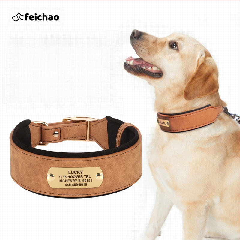 Graviruota šuns kaklo apykaklė su identifikacine plokštele — Mohair medžiaga, šunims, be prekės ženklo, be importo