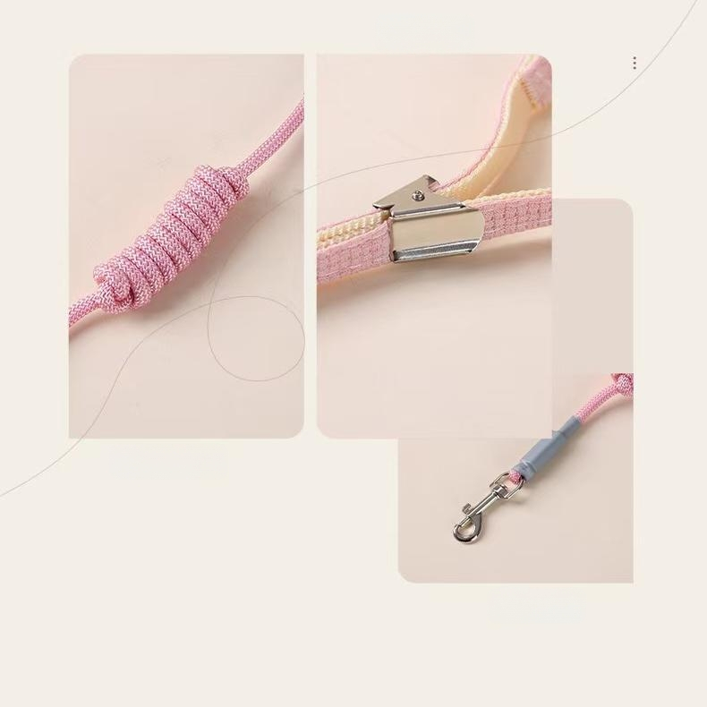 Vest stiliaus šuns harnizas su pavadėliu mažiems šunims; krūtinės diržas; medžiaga: Kita; neimportuota; kategorija: naminių gyvūnėlių virvų diržai.