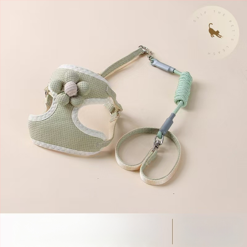 Vest stiliaus šuns harnizas su pavadėliu mažiems šunims; krūtinės diržas; medžiaga: Kita; neimportuota; kategorija: naminių gyvūnėlių virvų diržai.