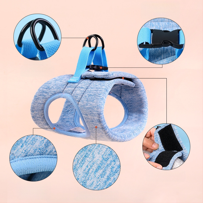 Katės krūtinės diržas su quilted užpildymu, Da Da Bear