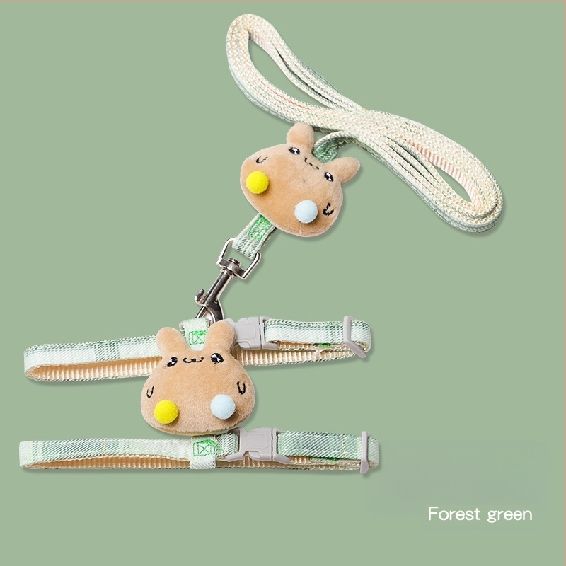 Katės vedimo virvė - neatsidaro, reguliuojamas krūtinės diržas, nailono virvė su lydinio ir ABS užraktais