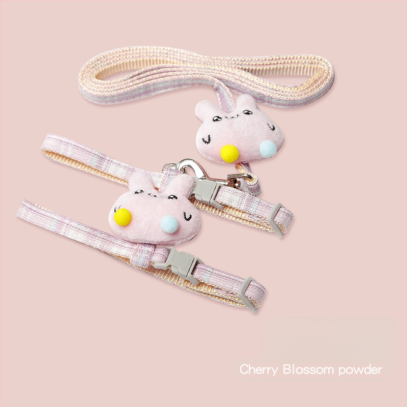 Katės vedimo virvė - neatsidaro, reguliuojamas krūtinės diržas, nailono virvė su lydinio ir ABS užraktais