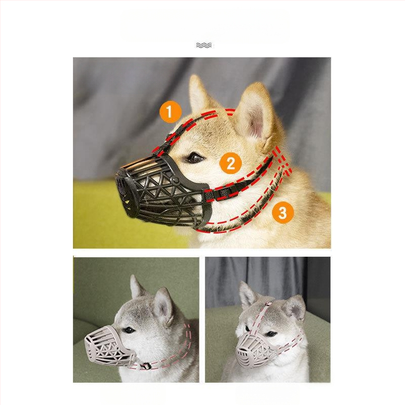 Šuns burnos skydelis nuo lojimo ir kandymo, plastikinis, neatvežtas, IP licencija netaikoma