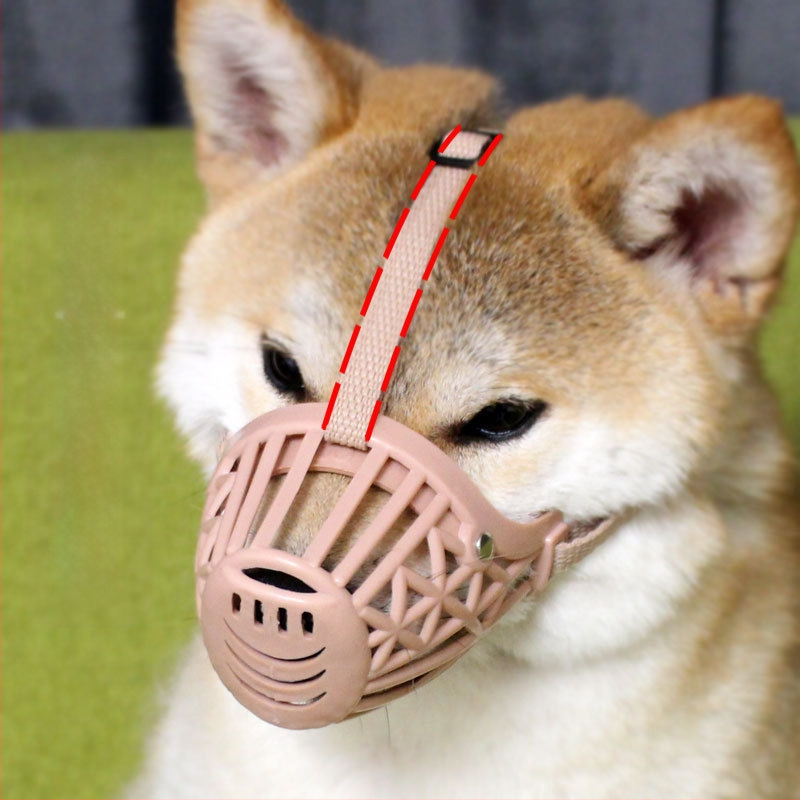 Šuns burnos skydelis nuo lojimo ir kandymo, plastikinis, neatvežtas, IP licencija netaikoma