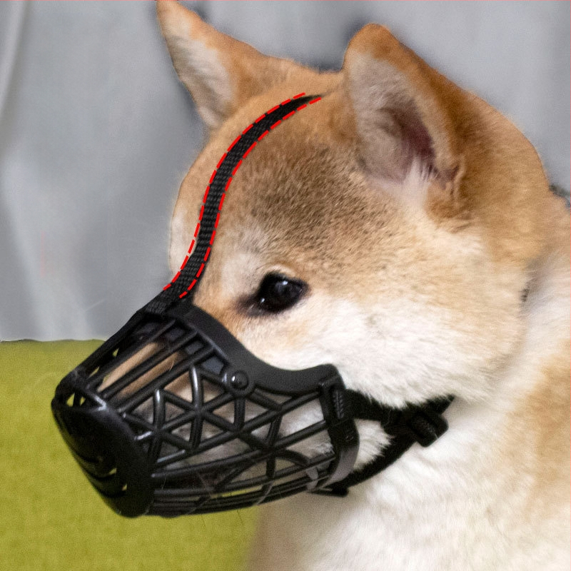 Šuns burnos skydelis nuo lojimo ir kandymo, plastikinis, neatvežtas, IP licencija netaikoma