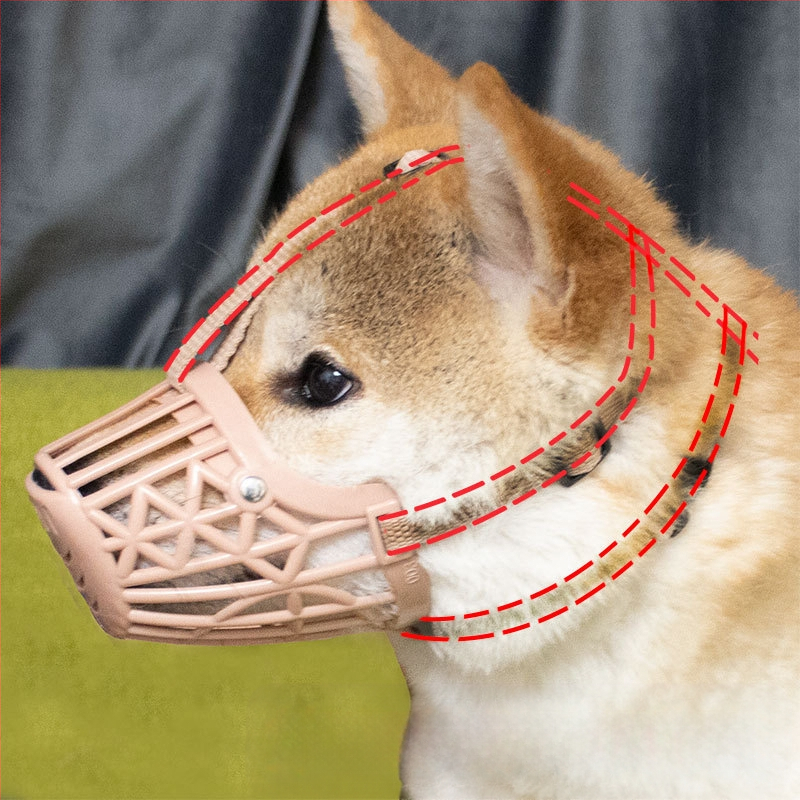 Šuns burnos skydelis nuo lojimo ir kandymo, plastikinis, neatvežtas, IP licencija netaikoma