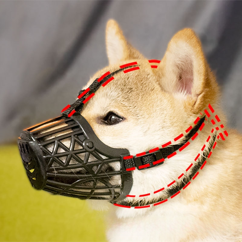 Šuns burnos skydelis nuo lojimo ir kandymo, plastikinis, neatvežtas, IP licencija netaikoma