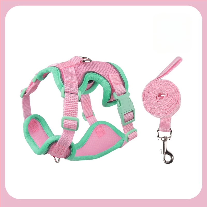 Belu krūtinės dirželis naminiams gyvūnams – poliesteris, reguliuojamas, katėms, dėžutėje 240 vnt