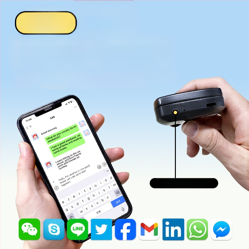 AI-alapú Bluetooth fülhallgató többnyelvű szinkron tolmácsolással, ANC zajcsökkentéssel, 10 m hatótávolság, Bluetooth 5.0, IPX4, fülbe illeszkedő sztereó, 4–8 óra üzemidő, K5