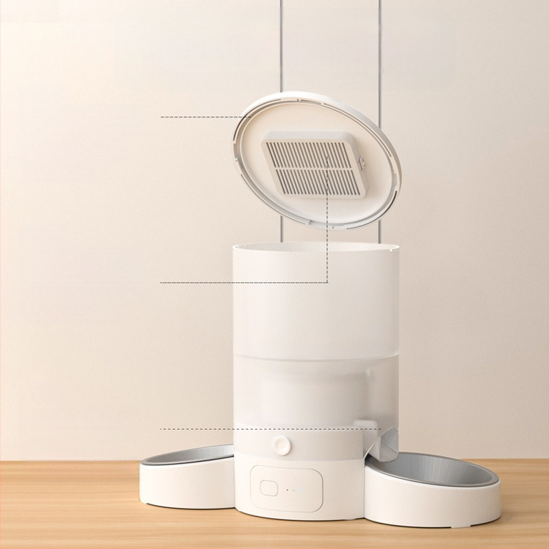 Интелигентен автоматичен хранилник с таймер, голям капацитет за котки и кучета