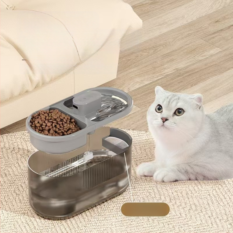 HI CAT macska vízadagoló – ABS anyag, beépített szűrőgyapot, automata ciklus, csendes működés, eredet: Wenzhou