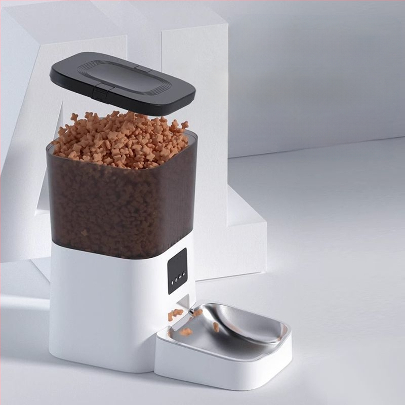 Automātisks kaķu un suņu barības dozētājs ar svaiguma saglabāšanu, gudru taimeri un attālinātu uzraudzību — Zīmols: The Geng of De; Iepakojums: 100 gab.; Izcelsme: Cits