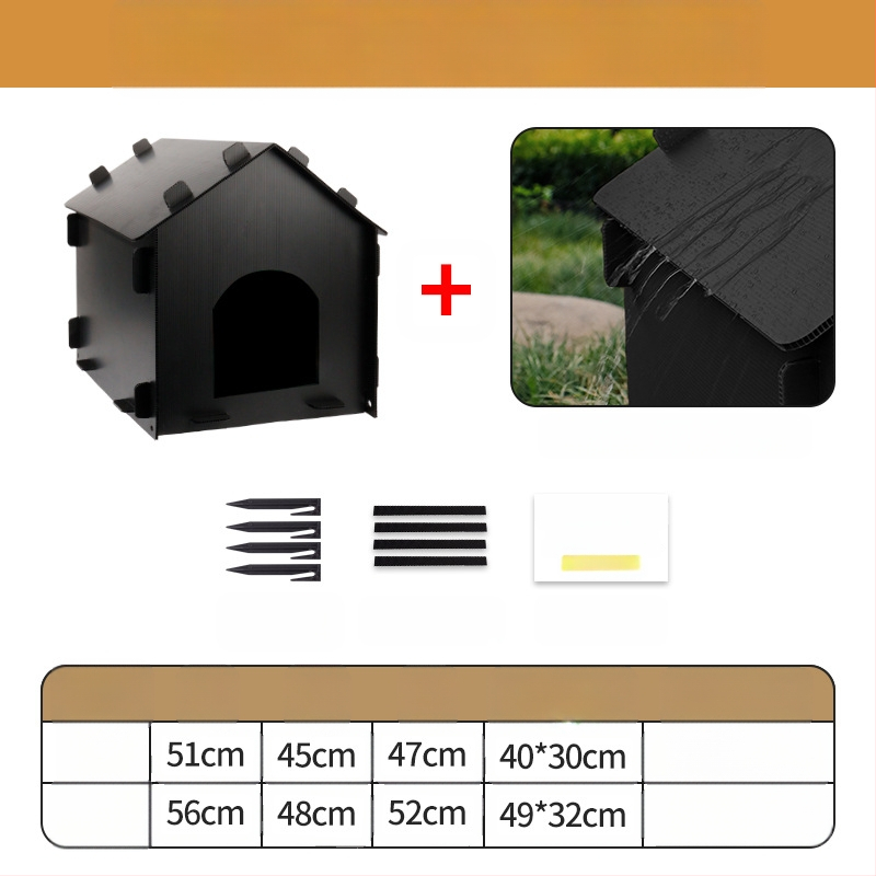 MAIZAI πλαστικό κιόσκι για γάτες – εξωτερικό αδιάβροχο σπίτι για γάτες, τεσσάρων εποχών