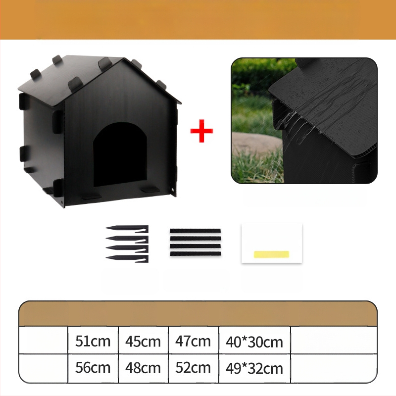 MAIZAI πλαστικό κιόσκι για γάτες – εξωτερικό αδιάβροχο σπίτι για γάτες, τεσσάρων εποχών