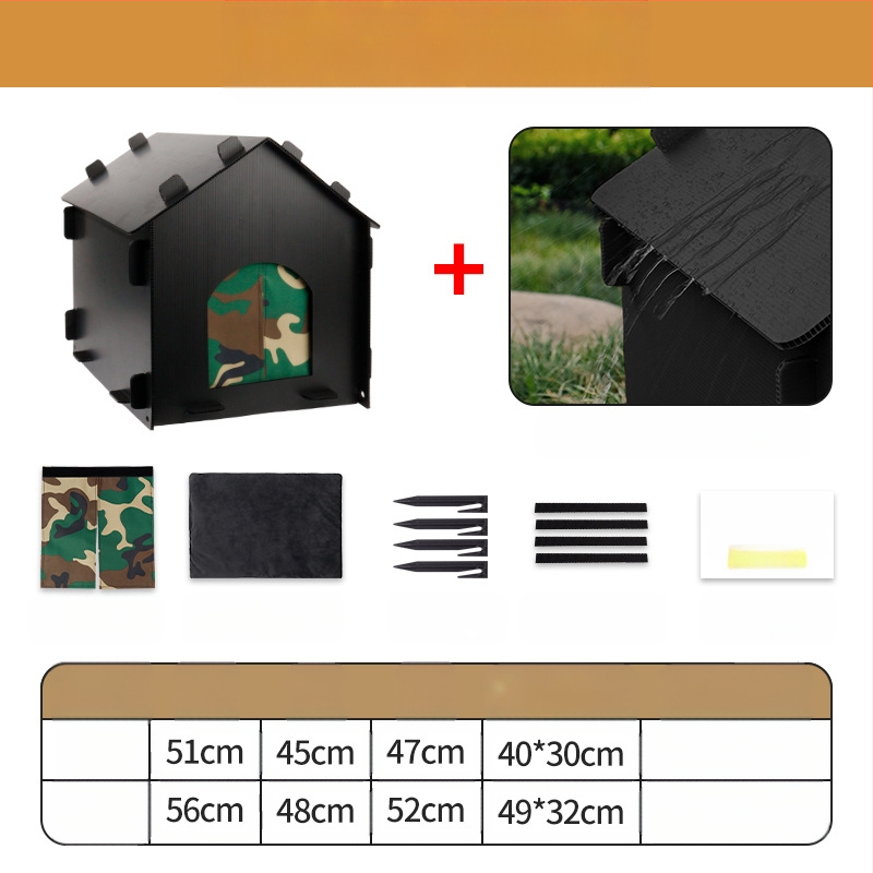 MAIZAI πλαστικό κιόσκι για γάτες – εξωτερικό αδιάβροχο σπίτι για γάτες, τεσσάρων εποχών