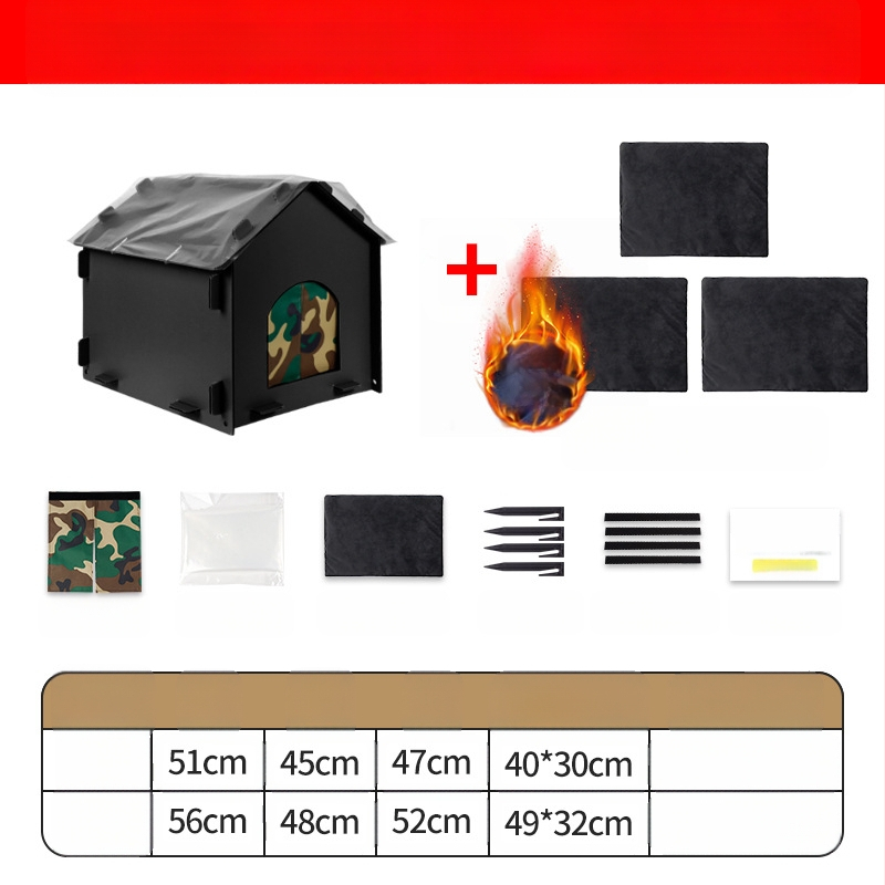 MAIZAI πλαστικό κιόσκι για γάτες – εξωτερικό αδιάβροχο σπίτι για γάτες, τεσσάρων εποχών