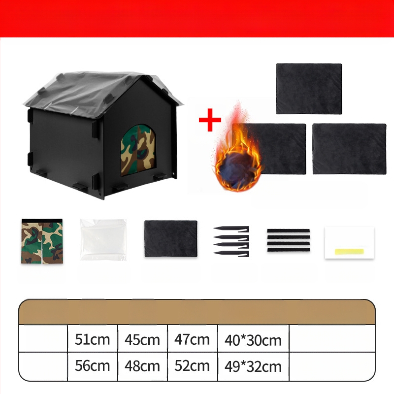 MAIZAI πλαστικό κιόσκι για γάτες – εξωτερικό αδιάβροχο σπίτι για γάτες, τεσσάρων εποχών