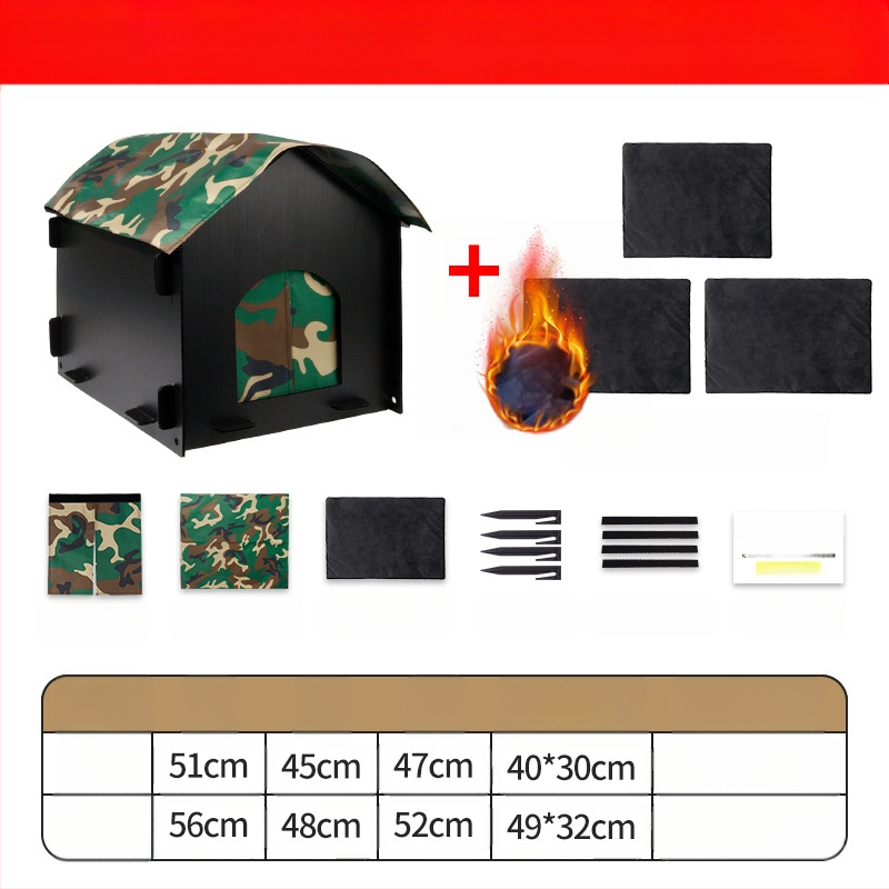 MAIZAI πλαστικό κιόσκι για γάτες – εξωτερικό αδιάβροχο σπίτι για γάτες, τεσσάρων εποχών