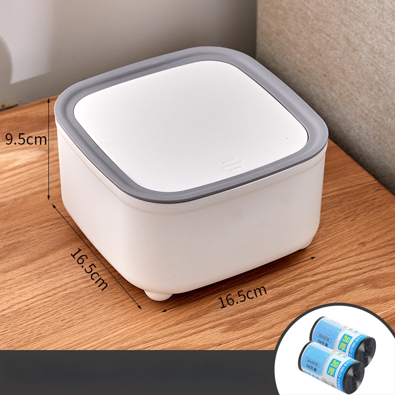 Galda atkritumu tase – piespiežamais vāciņš, PP materiāls, 0,2 kg, izcelsme Zhejiang, mājas lietošanai