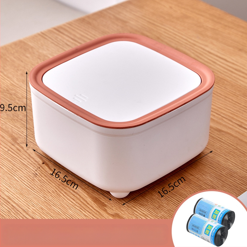 Galda atkritumu tase – piespiežamais vāciņš, PP materiāls, 0,2 kg, izcelsme Zhejiang, mājas lietošanai