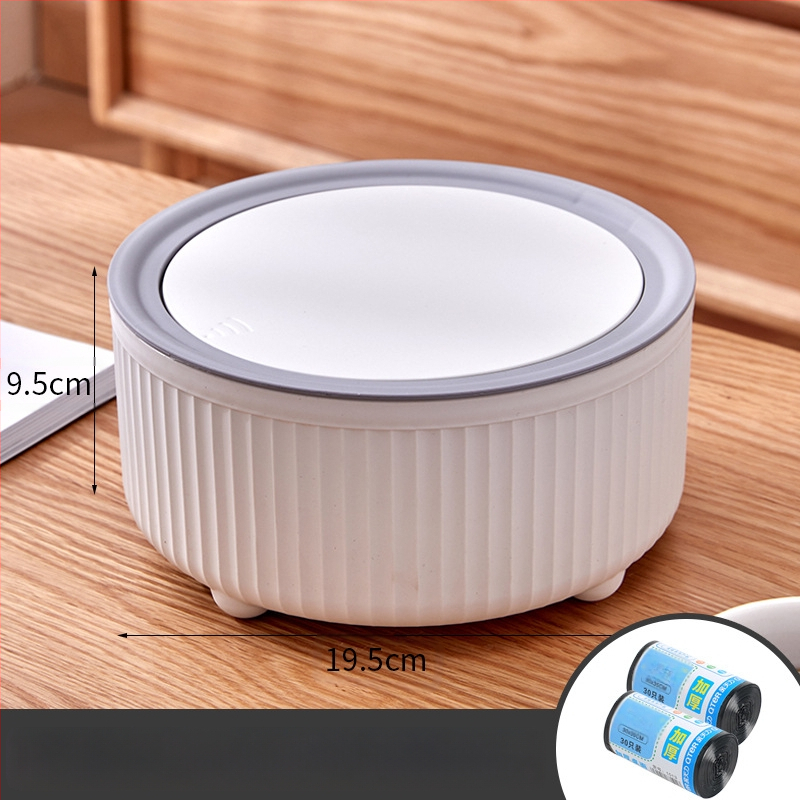 Galda atkritumu tase – piespiežamais vāciņš, PP materiāls, 0,2 kg, izcelsme Zhejiang, mājas lietošanai