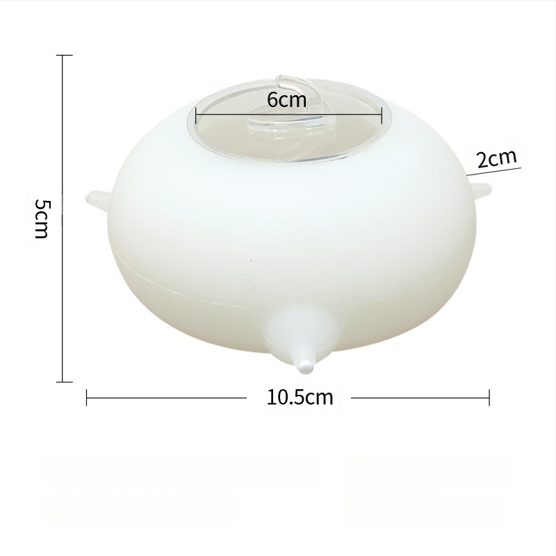 Kaķu un suņu barotājs ar vāku, silikona anti-noplūdes barotājs kaķiem un suņiem (Silikons; Ar vāku; Anti-noplūdes; Kaķiem un suņiem)