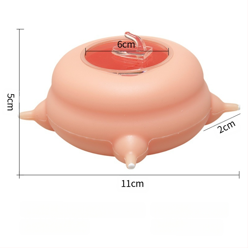 Kaķu un suņu barotājs ar vāku, silikona anti-noplūdes barotājs kaķiem un suņiem (Silikons; Ar vāku; Anti-noplūdes; Kaķiem un suņiem)