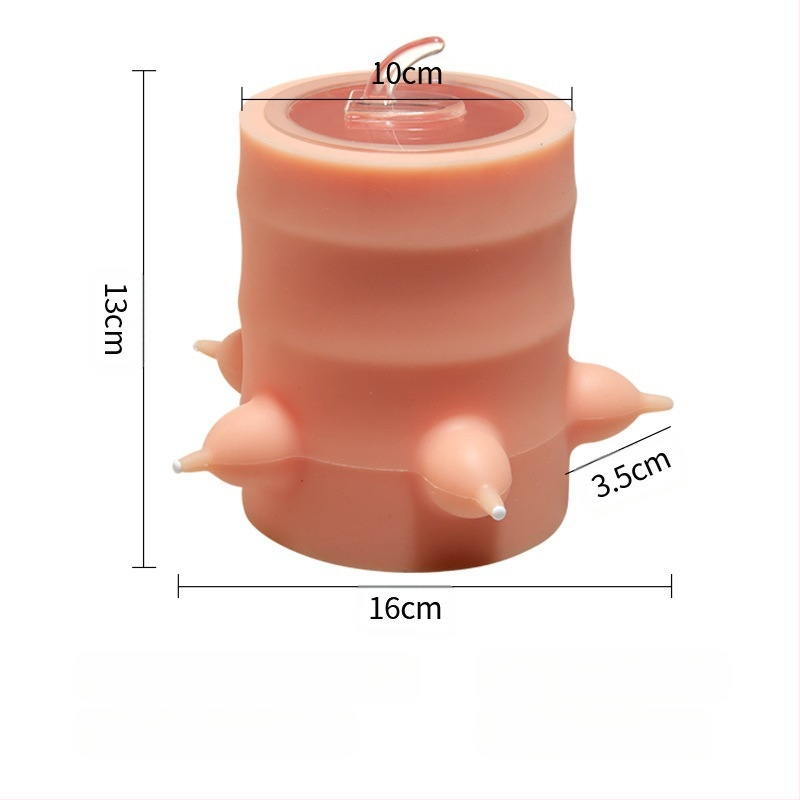 Kaķu un suņu barotājs ar vāku, silikona anti-noplūdes barotājs kaķiem un suņiem (Silikons; Ar vāku; Anti-noplūdes; Kaķiem un suņiem)
