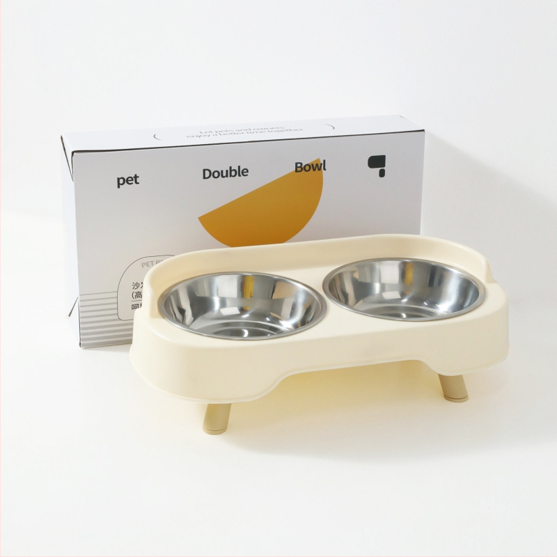 Atdalāma suņu un kaķu barošanas bļoda, noplūdei necaurlaidīga — Vienkāršs dizains, Materiāls PP+stikls, Hawoo Howo